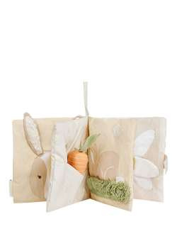 Avery Row Bunny Tales Fabric Baby Book - view 2, Multi