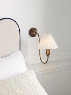 John Lewis Candelabra Wall Light, Antique Bronze - view 2, Antique Bronze