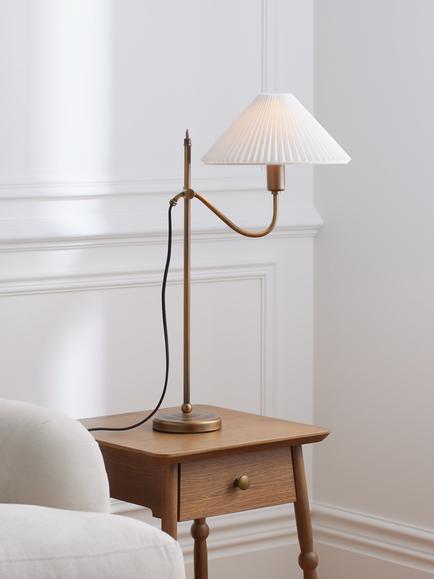 John Lewis Candelabra Table Lamp, Antique Bronze - view 2, Antique Bronze