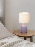John Lewis Carlow Table Lamp, Set of 2, Lilac