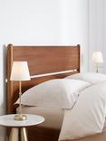 John Lewis Isabel Slim Table Lamp, Set of 2, Antique Brass