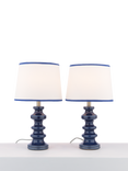 John Lewis Pagoda Ceramic Table Lamp, Set of 2