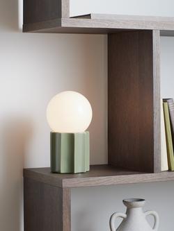 John Lewis Poco Table Lamp - view 2, Avocado