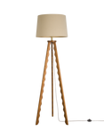 John Lewis Wiggle Tripod Floor Lamp, Walnut