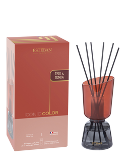 Esteban Iconic Colour Teck & Tonka Reed Diffuser, 250ml - view 2, 
