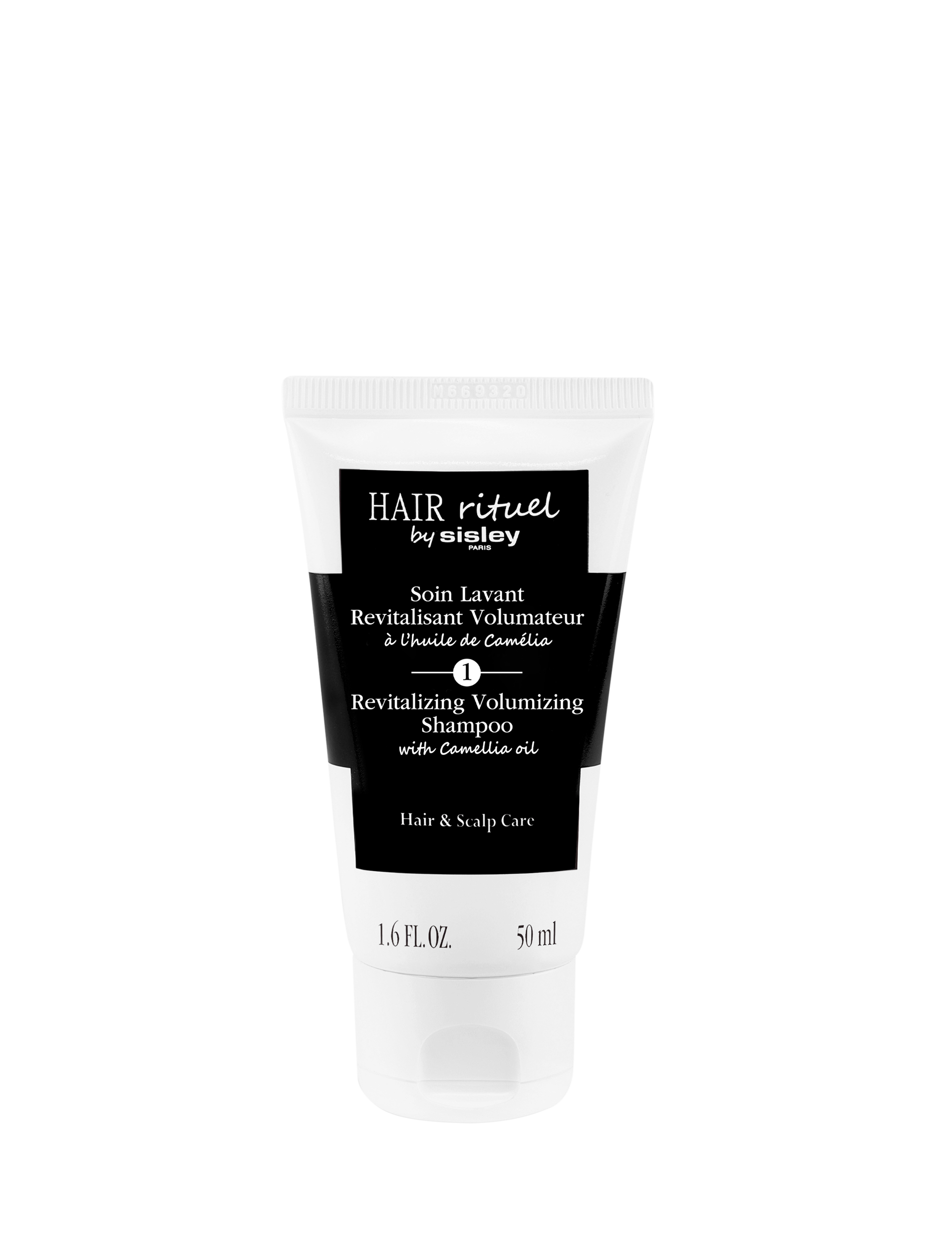 Product image 1 of 3, which shows Sisley-Paris Revitalising Volumising Shampoo with Camellia Oil Travel Size, 50ml