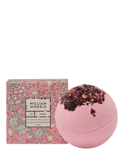 William Morris At Home Rose Petal Bath Bomb, 200g, Multi