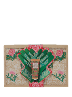 William Morris At Home Strawberry Thief Gardening Set, Green