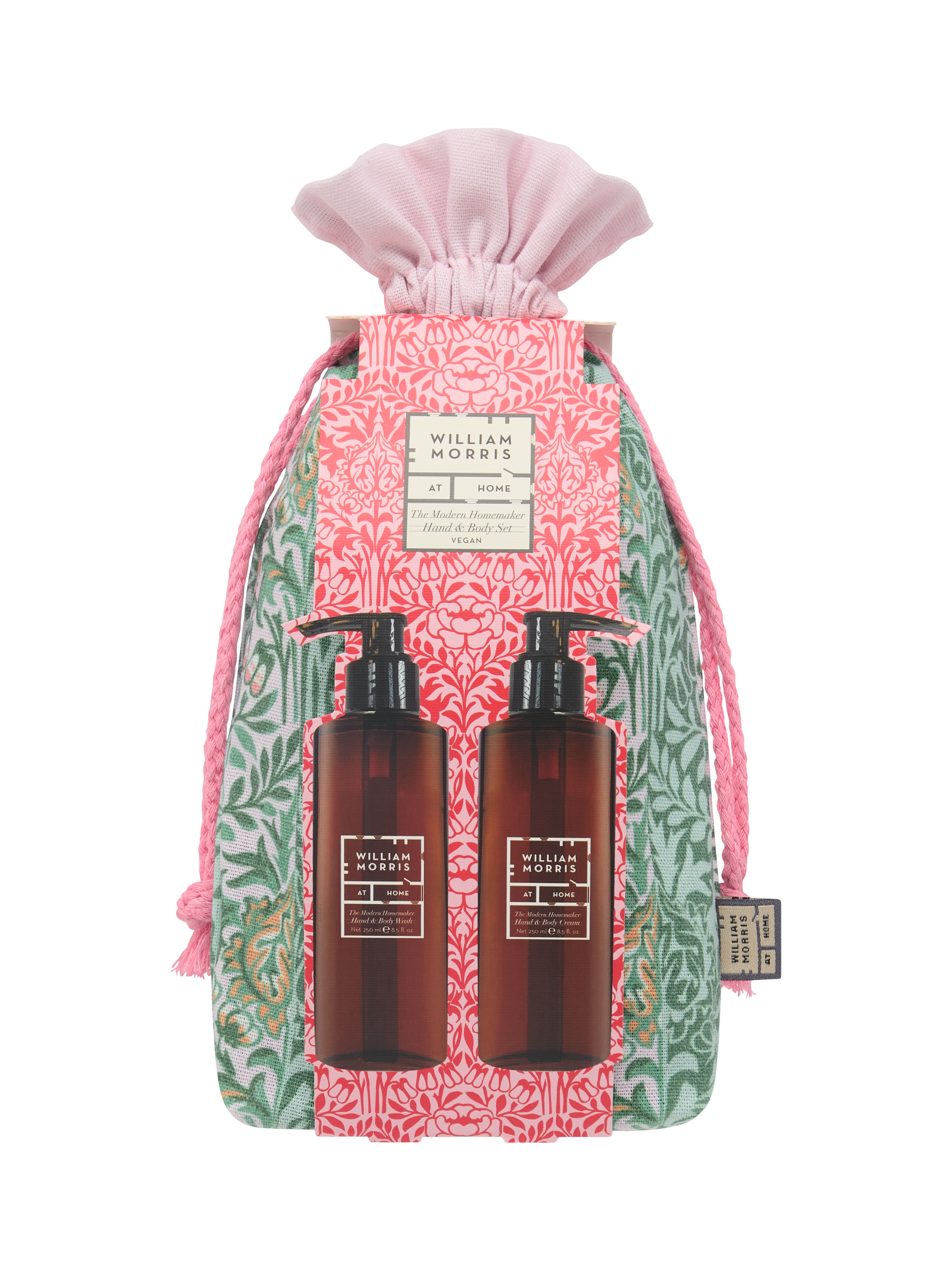 Product image 1 of 6, which shows William Morris At Home Hand Rose Wash & Lotion Gift Set