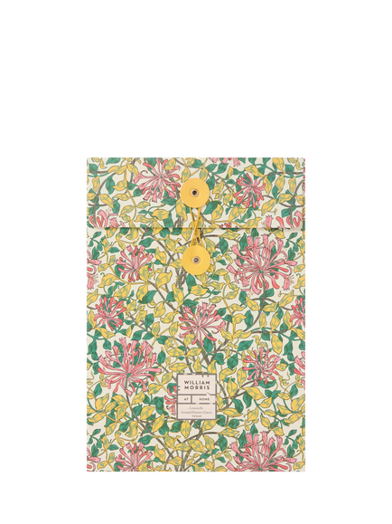 William Morris At Home Honeysuckle Print Lemonella Scented Drawer Liners, Pack of 5, Multi