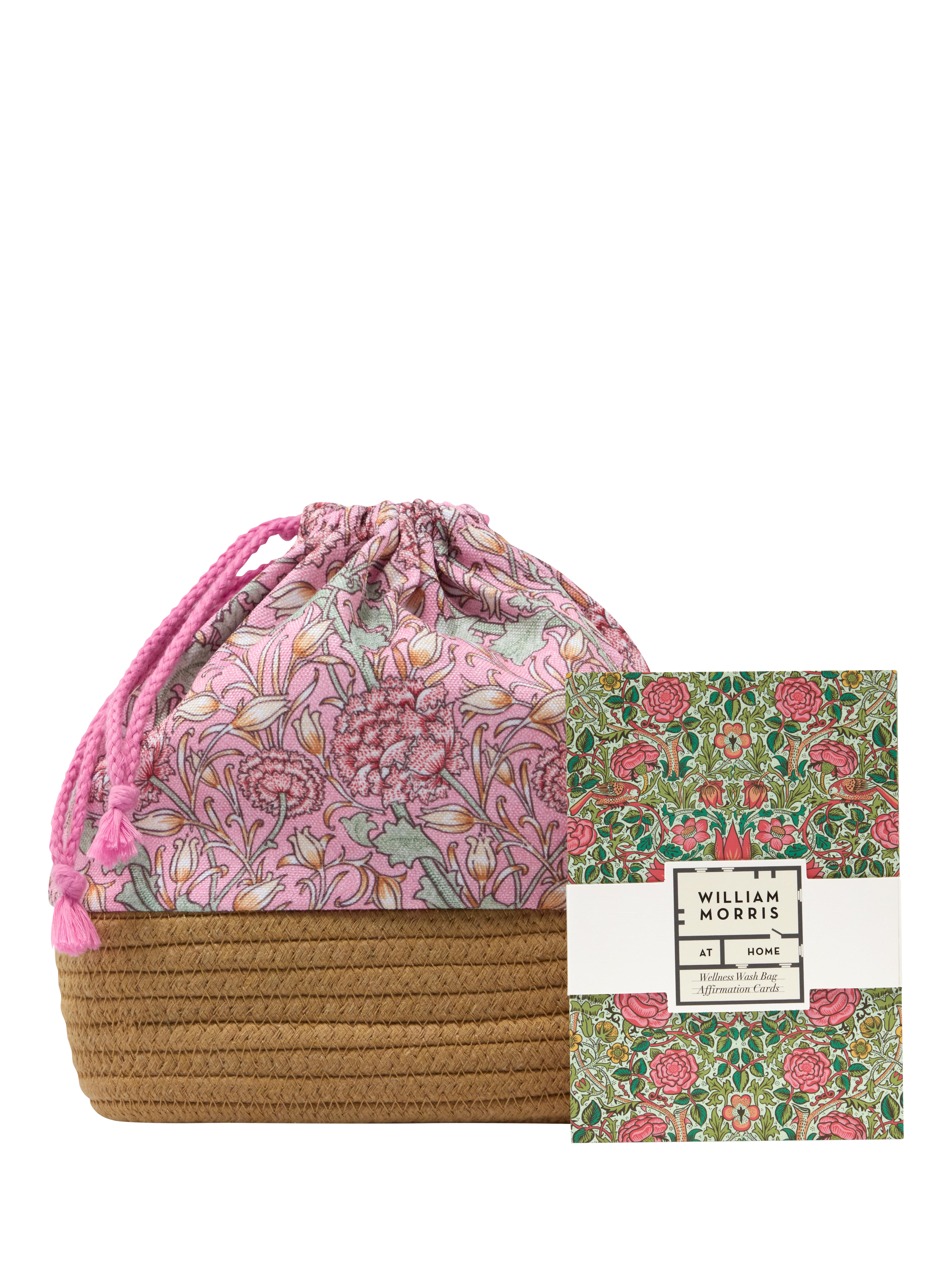 Product image 1 of 10, which shows William Morris At Home Wild Tulip Wellness Wash Bag