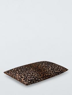 John Lewis Leopard Weave Cushion, Multi - view 2, Multi