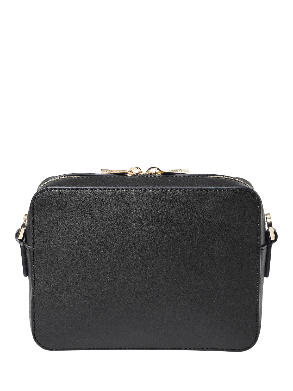 Product image 3 of 4, which shows Aspinal of London Leather Camera Crossbody Bag, Black
