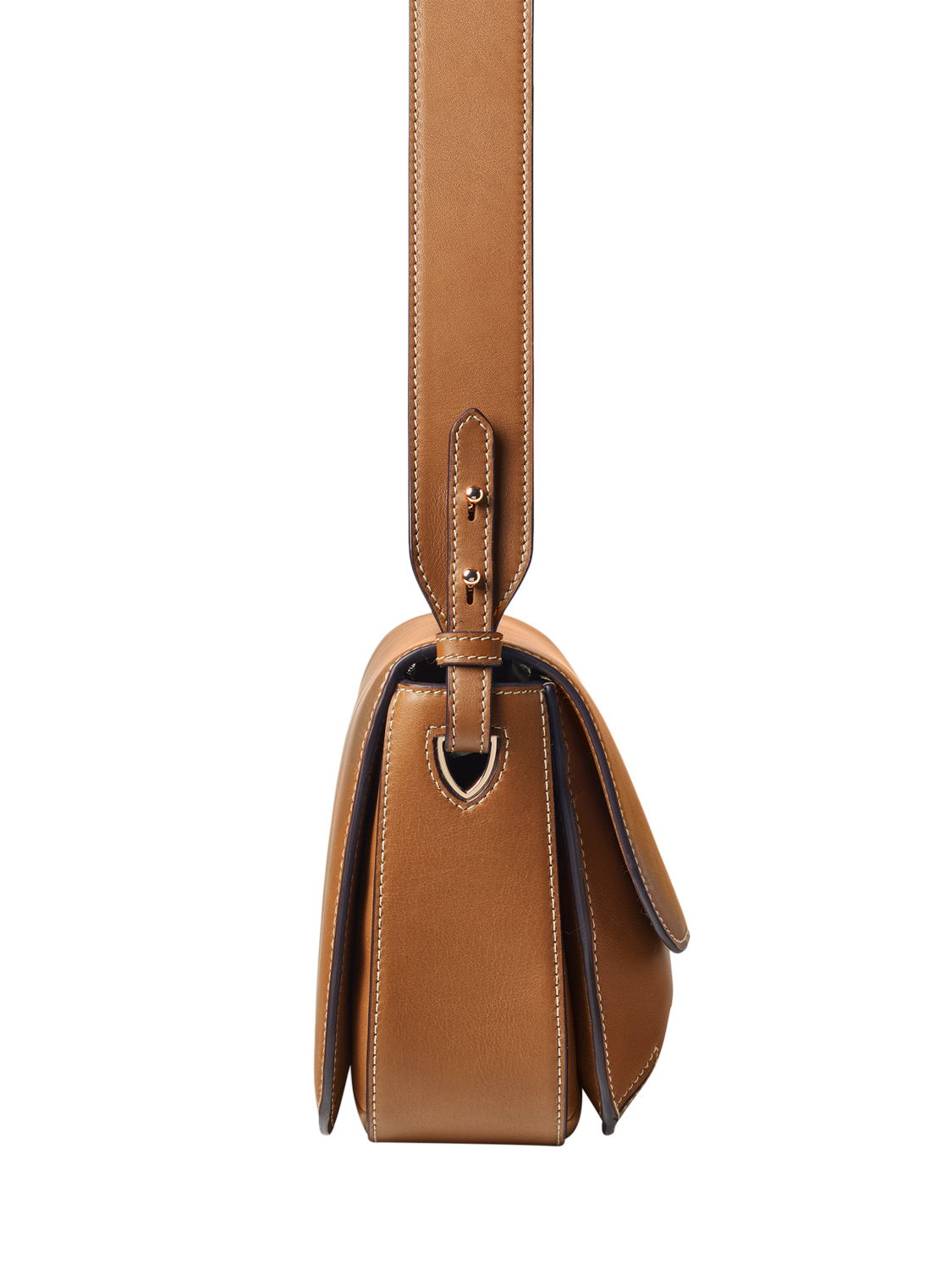 Product image 4 of 8, which shows Aspinal of London Ella Grande Leather Cross Body Bag, Tan