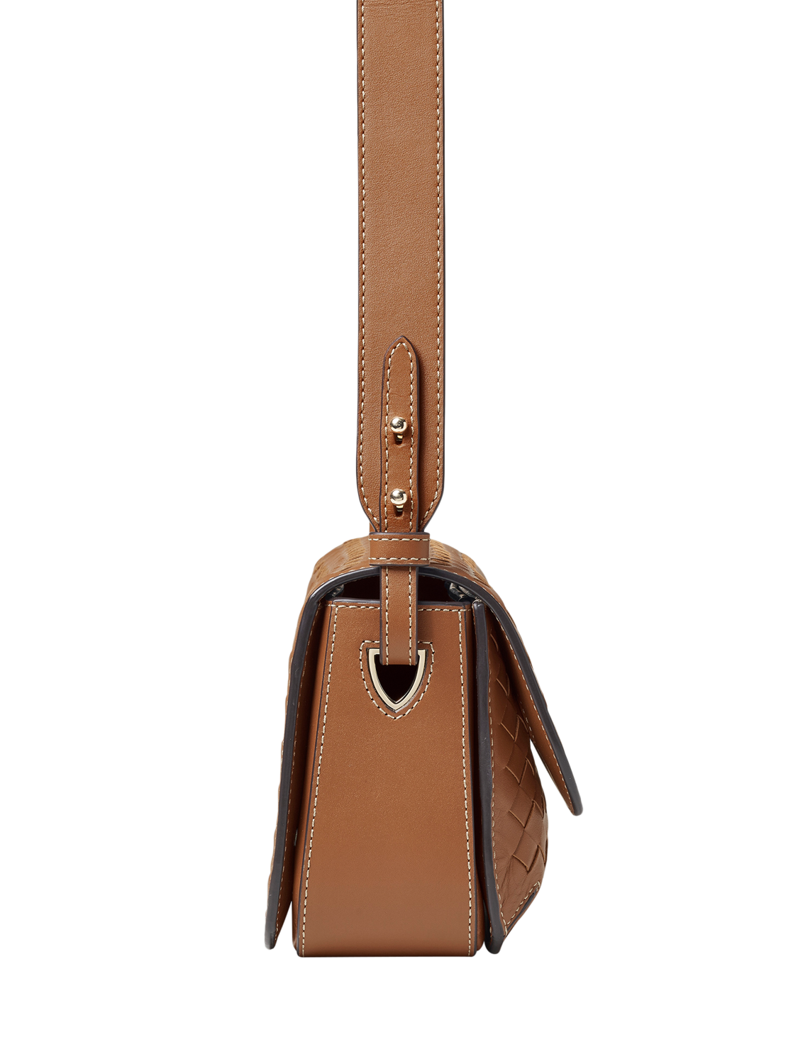 Product image 4 of 8, which shows Aspinal of London Ella Leather Cross Body Bag, Tan