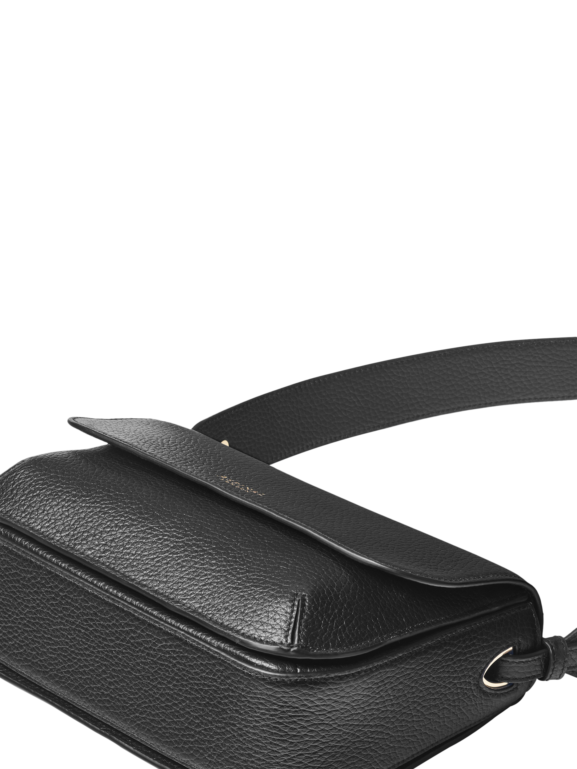 Product image 8 of 8, which shows Aspinal of London Ella Grande Leather Cross Body Bag, Black