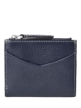 Aspinal of London Hudson Pebble Leather Coin & Card Holder, Navy