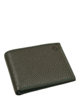 Aspinal of London Single Billfold Card Holder Leather Wallet, Forest Green