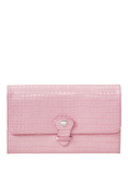 Aspinal of London Leather Travel Wallet, Lilac