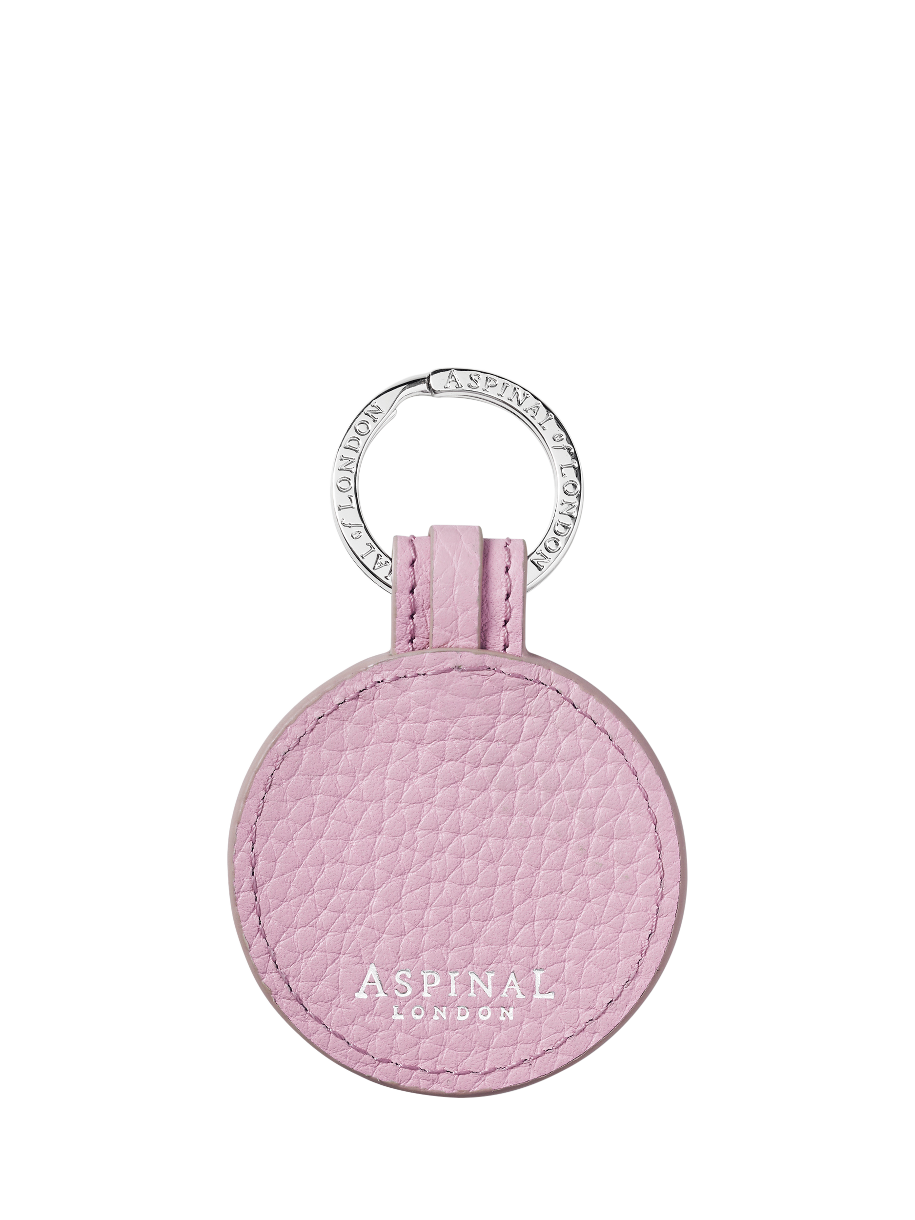 Product image 2 of 2, which shows Aspinal of London Bee Leather Keyring, Lilac