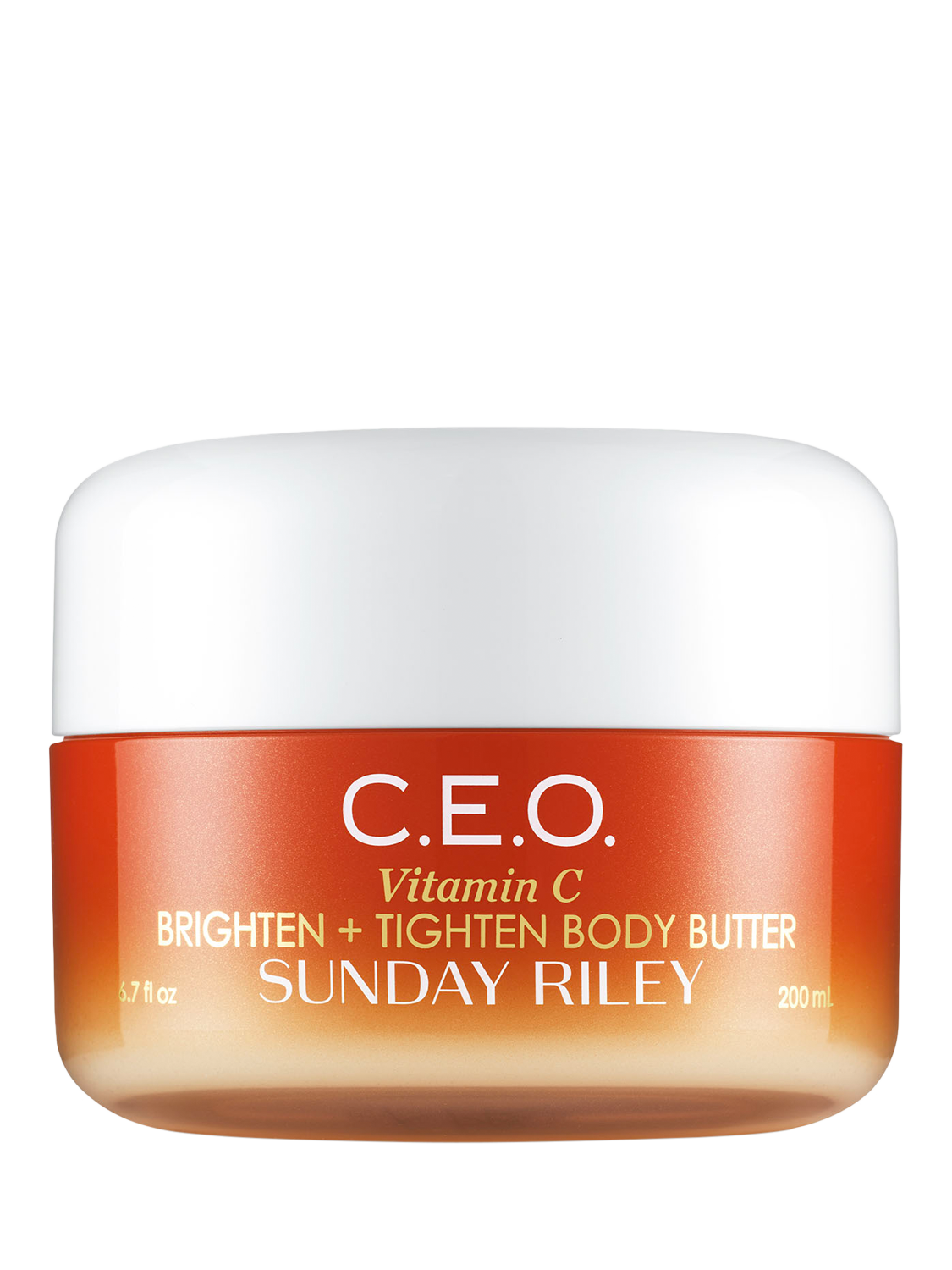 Product image 1 of 6, which shows Sunday Riley C.E.O. Vitamin C Brighten + Tighten Body Butter, 200ml