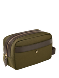 Aspinal of London Zipped Washbag, Khaki