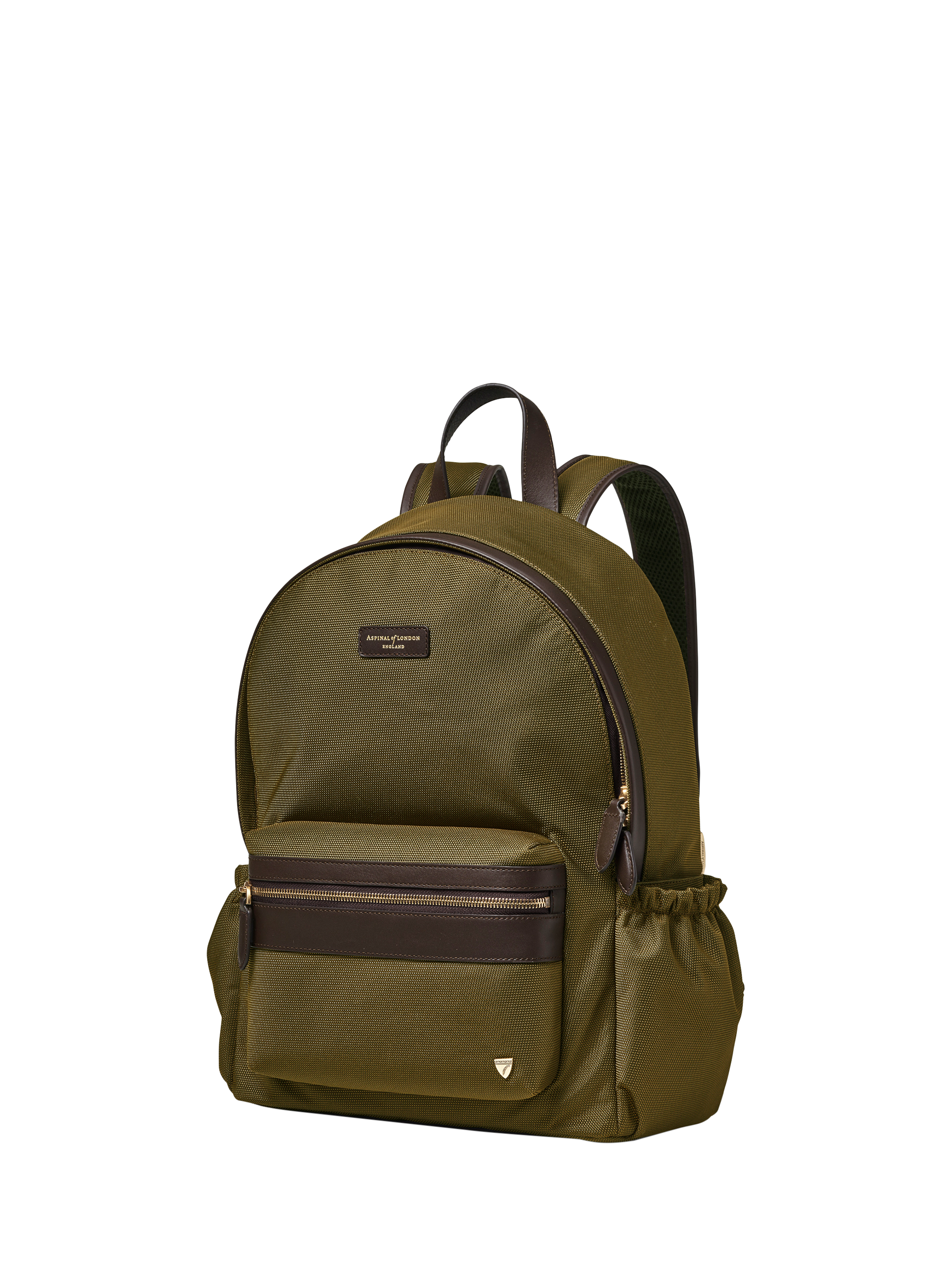Product image 2 of 4, which shows Aspinal of London Commuter Backpack, Khaki