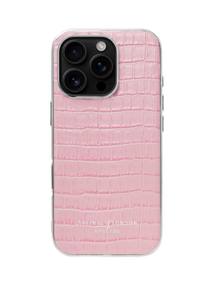 Aspinal of London iPhone 16 Pro Leather Case, Lilac