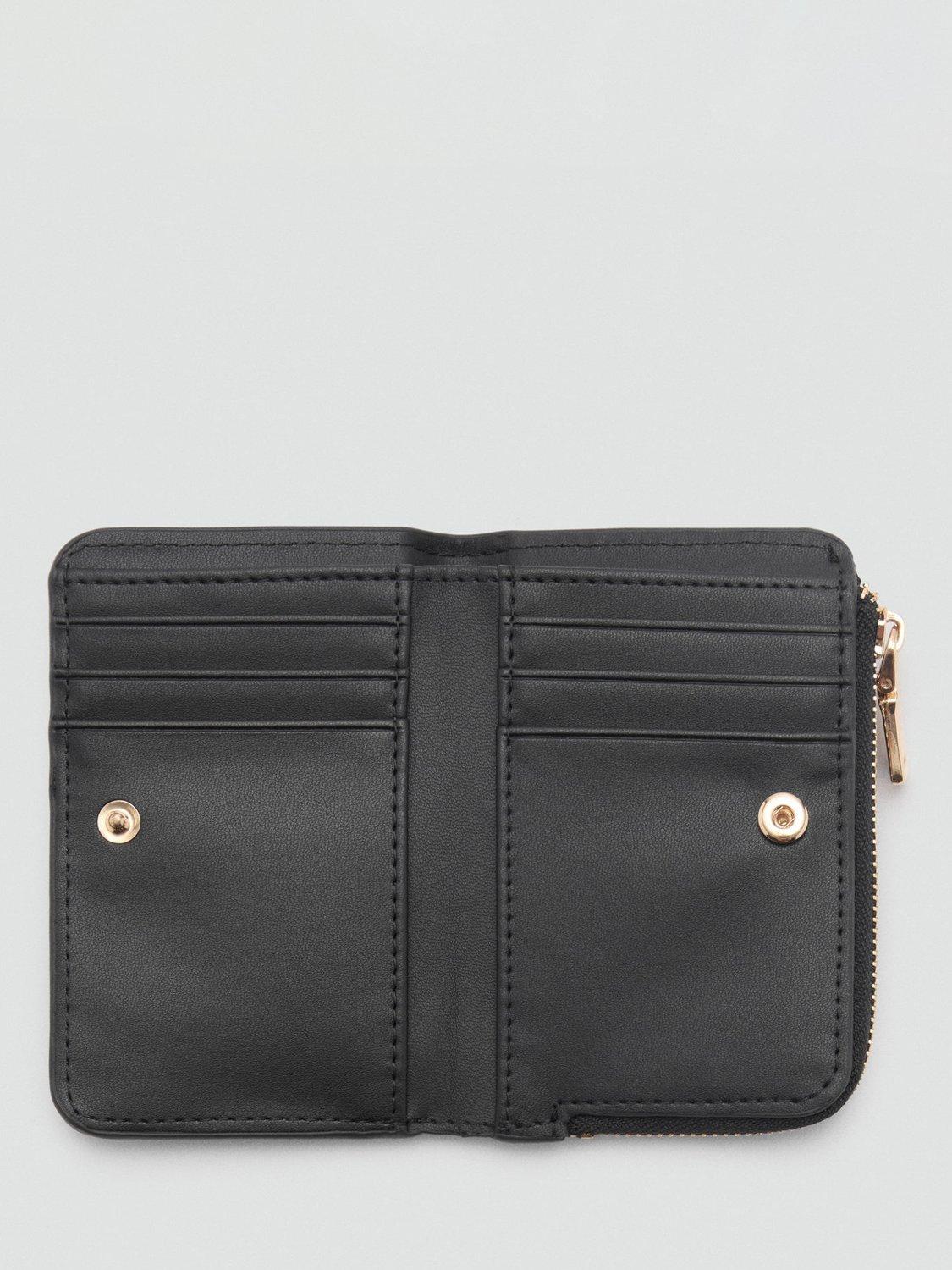 Product image 3 of 3, which shows Mango Praline Quilted Purse, Black