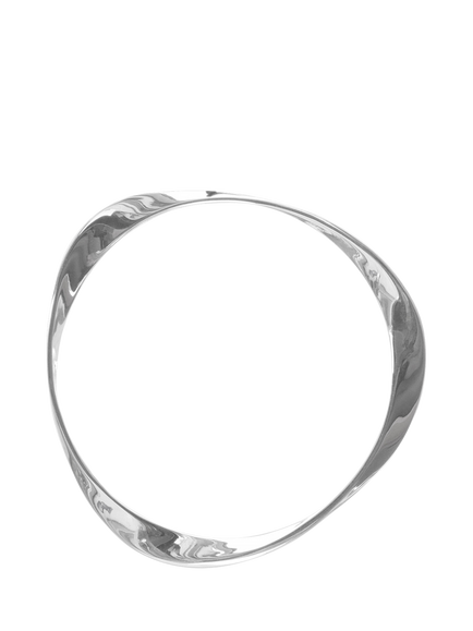 Nina B Twisted Triangle Bangle, Silver, Silver