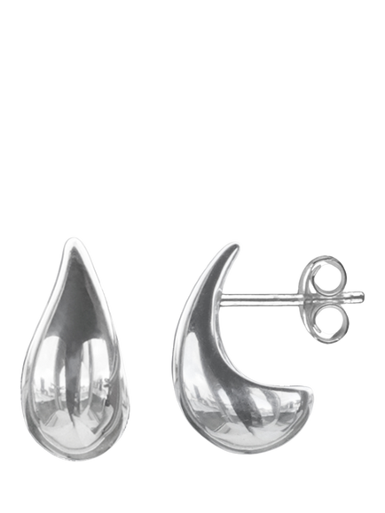 Nina B Comet Stud Earrings, Silver, Silver