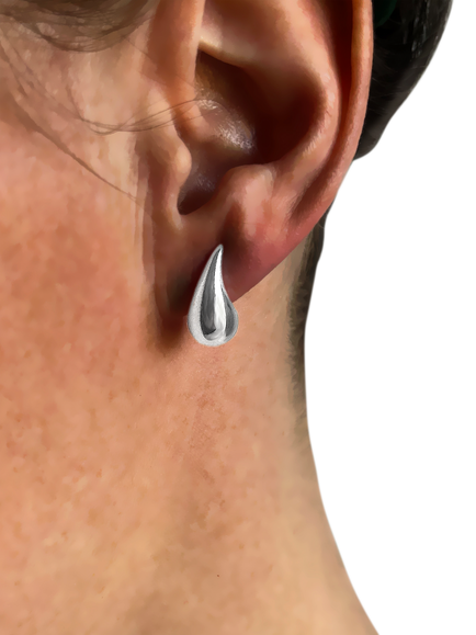 Nina B Comet Stud Earrings, Silver - view 2, Silver