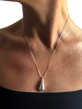 Nina B Comet Pendant Necklace, Silver