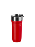Le Creuset On The Go Stainless Steel Insulated Travel Mug, 350ml, Cerise