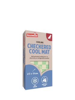 Rosewood Check Pet Cooling Mat, Multi, Multi