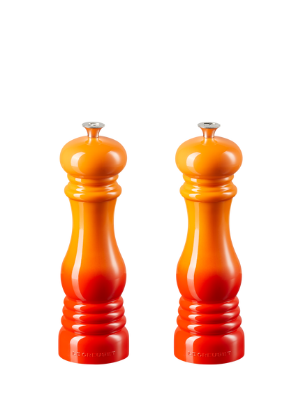 Le Creuset Classic Salt & Pepper Mills, Set of 2, Volcanic, Volcanic