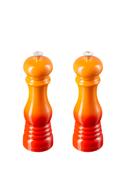 Le Creuset Classic Salt & Pepper Mills, Set of 2, Volcanic - view 2, Volcanic