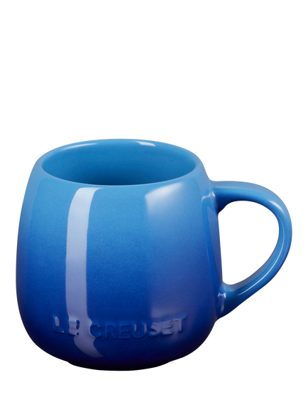 Le Creuset Stoneware Coupe Mug, 320ml, Azure Blue