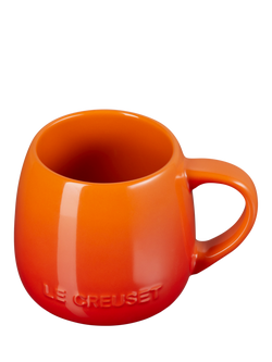 Le Creuset Stoneware Coupe Mug, 320ml - view 2, Volcanic