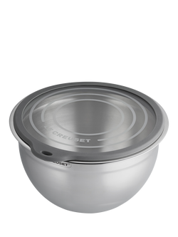 Le Creuset Stainless Steel Mixing Bowl with Glass Lid - view 2, Silver