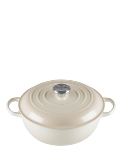Le Creuset Provencale Cast Iron Casserole, 26cm, Meringue