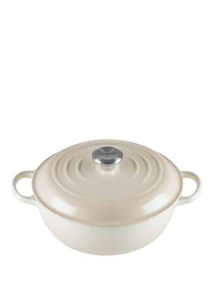 Le Creuset Provencale Cast Iron Casserole, 26cm, Meringue