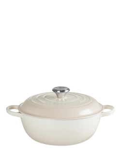 Le Creuset Provencale Cast Iron Casserole, 26cm - view 2, Meringue