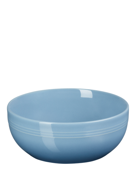 Le Creuset Stoneware Coupe Cereal Bowl, 15.9cm, Chambray