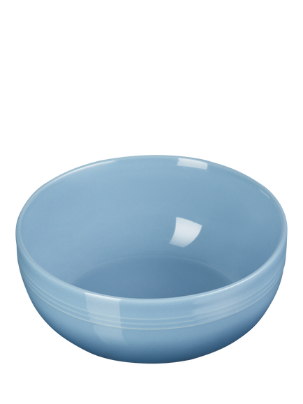 Le Creuset Stoneware Coupe Cereal Bowl, 15.9cm - view 2, Chambray
