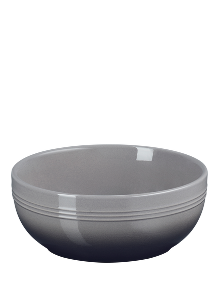 Le Creuset Stoneware Coupe Cereal Bowl, 15.9cm, Flint