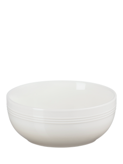 Le Creuset Stoneware Coupe Cereal Bowl, 15.9cm, Meringue