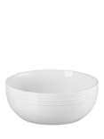 Le Creuset Stoneware Coupe Cereal Bowl, 15.9cm, White