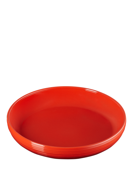 Le Creuset Stoneware Coupe Pasta Bowl, 21.7cm - view 2, Cerise