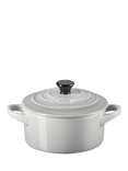 Le Creuset Stoneware Petite Round Casserole, Mist Grey